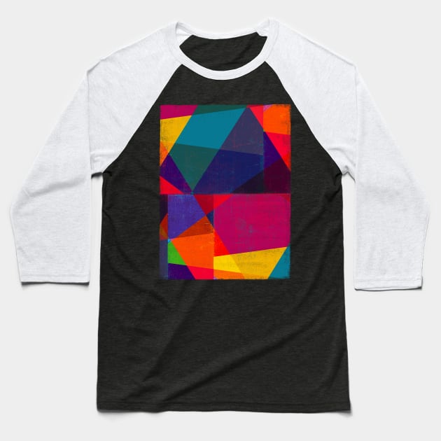 Intersection Baseball T-Shirt by bulografik